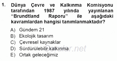 Turistik Alanlarda Mekan Tasarımı 2012 - 2013 Ara Sınavı 1.Soru