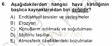 Turistik Alanlarda Mekan Tasarımı 2012 - 2013 Ara Sınavı 6.Soru