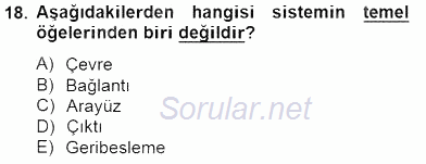 Örgütlerde İnsan Kaynakları Yönetimi 2014 - 2015 Dönem Sonu Sınavı 18.Soru