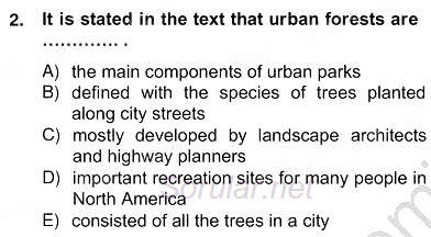 İleri Okuma Ve Yazma Becerileri 2 2012 - 2013 Ara Sınavı 2.Soru