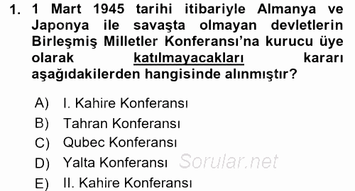 Türkiye Cumhuriyeti İktisat Tarihi 2015 - 2016 Dönem Sonu Sınavı 1.Soru