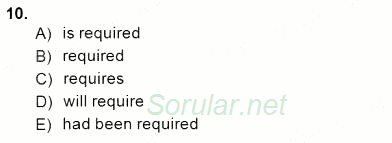 Pedagojik Gramer 1 2013 - 2014 Dönem Sonu Sınavı 10.Soru