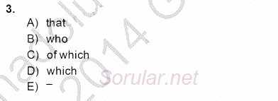 Pedagojik Gramer 1 2013 - 2014 Dönem Sonu Sınavı 3.Soru