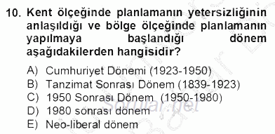 Mimarlik Tarihi 2012 - 2013 Dönem Sonu Sınavı 10.Soru