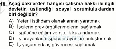 Sosyoloji 1 2012 - 2013 Dönem Sonu Sınavı 18.Soru