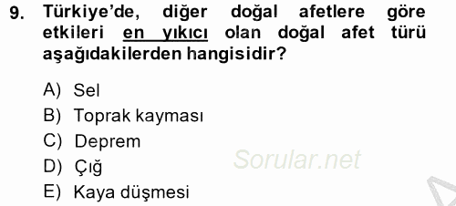 Kamu Yönetiminde Çağdaş Yaklaşımlar 2013 - 2014 Ara Sınavı 9.Soru