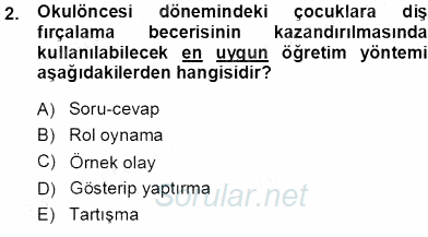 Okulöncesinde Öğretim Teknolojileri Ve Materyal Tasarımı 2013 - 2014 Tek Ders Sınavı 2.Soru
