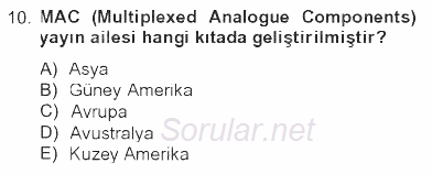 Hareketli Görüntünün Tarihi 2012 - 2013 Tek Ders Sınavı 10.Soru