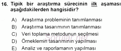 Pazarlama İlkeleri 2015 - 2016 Ara Sınavı 16.Soru