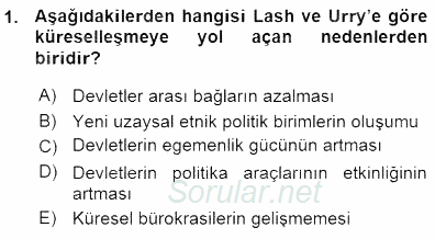 Aile Ekonomisi 2015 - 2016 Ara Sınavı 1.Soru