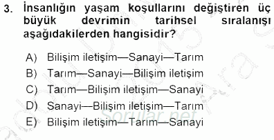 Aile Ekonomisi 2015 - 2016 Ara Sınavı 3.Soru