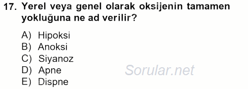 Temel Sağlık Hizmetleri 2013 - 2014 Tek Ders Sınavı 17.Soru