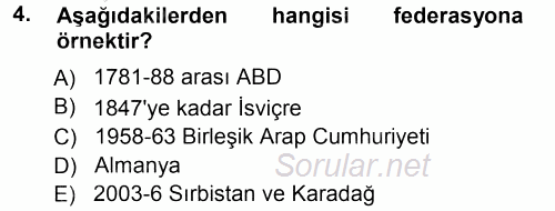 Uluslararası Hukuk 1 2012 - 2013 Ara Sınavı 4.Soru