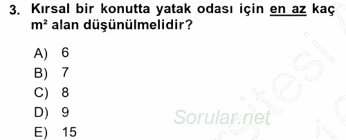 Tarımsal Yapılar ve Sulama 2015 - 2016 Dönem Sonu Sınavı 3.Soru