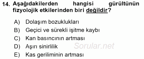 Verimlilik Yönetimi 2015 - 2016 Dönem Sonu Sınavı 14.Soru