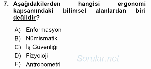 Verimlilik Yönetimi 2015 - 2016 Dönem Sonu Sınavı 7.Soru