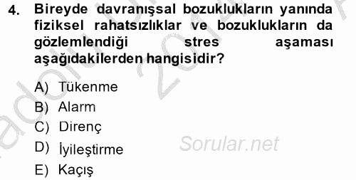 Termal ve Spa Hizmetleri 2014 - 2015 Ara Sınavı 4.Soru
