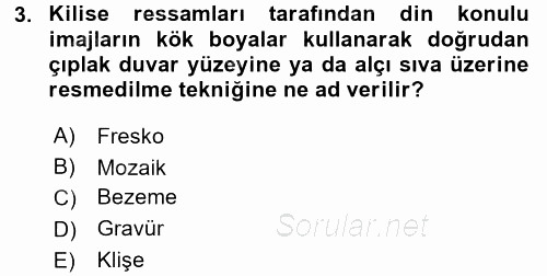 İletişim Ortamları Tasarımı 2017 - 2018 3 Ders Sınavı 3.Soru