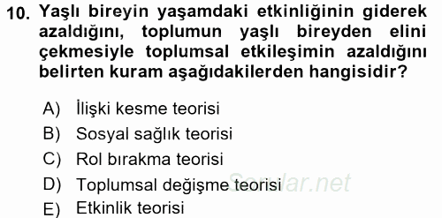 Bakım Elemanı Yetiştirme Ve Geliştirme 1 2016 - 2017 Dönem Sonu Sınavı 10.Soru