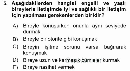 Bakım Elemanı Yetiştirme Ve Geliştirme 1 2016 - 2017 Dönem Sonu Sınavı 5.Soru
