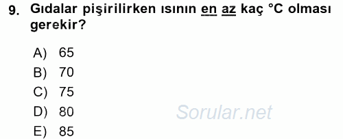 Temel Sağlık Hizmetleri 2017 - 2018 Ara Sınavı 9.Soru