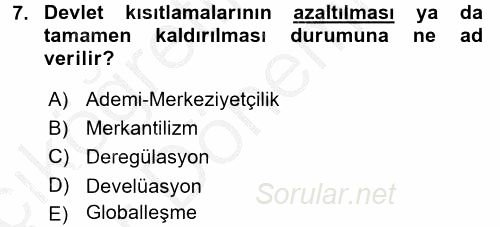 Marka İletişim Kampanyaları 2016 - 2017 Ara Sınavı 7.Soru