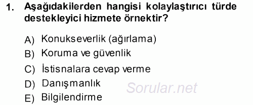 Hizmet Tasarımı 2014 - 2015 Dönem Sonu Sınavı 1.Soru