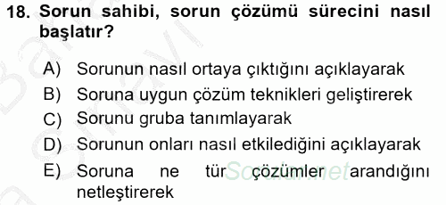 Toplantı Ve Sunu Teknikleri 2016 - 2017 Ara Sınavı 18.Soru