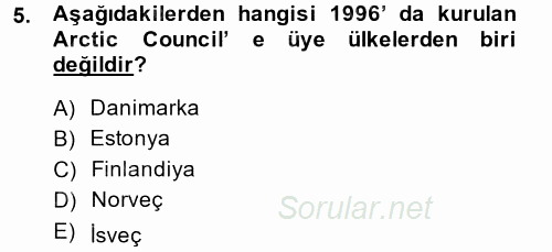 Ekonominin Güncel Sorunları 2013 - 2014 Ara Sınavı 5.Soru