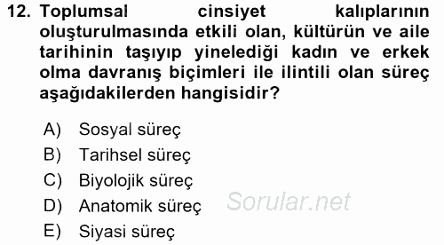 Etkili İletişim Teknikleri 2016 - 2017 Ara Sınavı 12.Soru