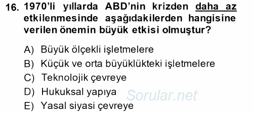Girişimcilik 2014 - 2015 Dönem Sonu Sınavı 16.Soru Girişimcilik 2014 - 2015 Dönem Sonu Sınavı 16.Soru