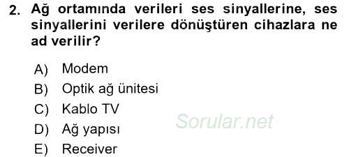 İnternet Yayıncılığı 2016 - 2017 Dönem Sonu Sınavı 2.Soru