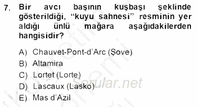 Akdeniz Uygarlıkları Sanatı 2014 - 2015 Ara Sınavı 7.Soru