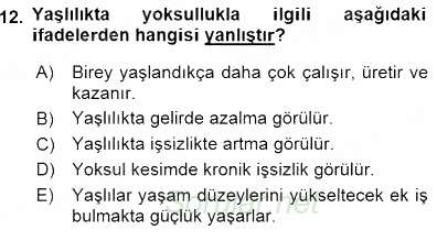 Bakım Elemanı Yetiştirme Ve Geliştirme 1 2015 - 2016 Dönem Sonu Sınavı 12.Soru