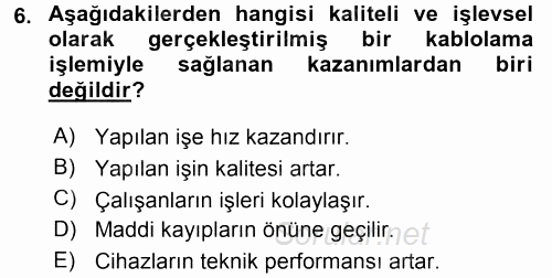 Radyo ve Televizyonda Ölçü Bakım 2015 - 2016 Tek Ders Sınavı 6.Soru