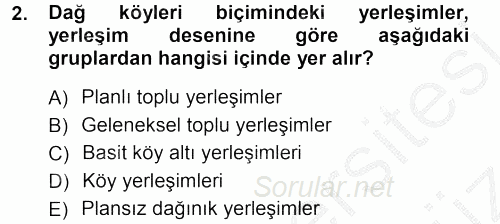 Tarımsal Yapılar ve Sulama 2012 - 2013 Ara Sınavı 2.Soru