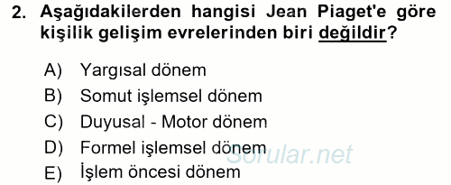 Örgütsel Davranış 2016 - 2017 3 Ders Sınavı 2.Soru