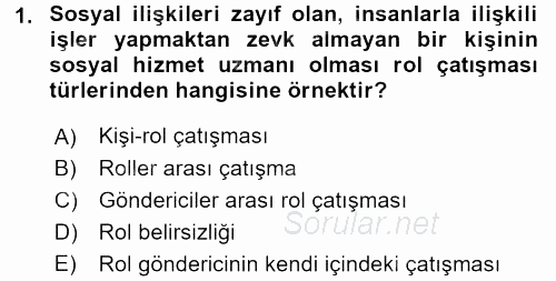 Çatışma ve Stres Yönetimi 1 2017 - 2018 Ara Sınavı 1.Soru