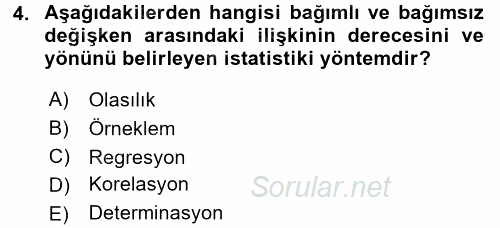 Maliyet Yönetimi 2017 - 2018 Dönem Sonu Sınavı 4.Soru