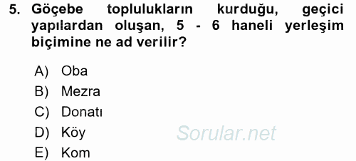 Tarımsal Yapılar ve Sulama 2016 - 2017 Ara Sınavı 5.Soru