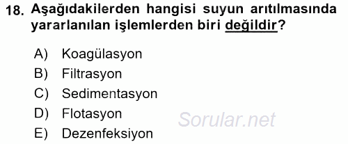 Temel İlk Yardım Bilgisi 2016 - 2017 3 Ders Sınavı 18.Soru