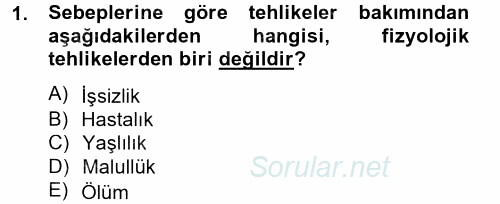 Sosyal Politika 2 2012 - 2013 Ara Sınavı 1.Soru