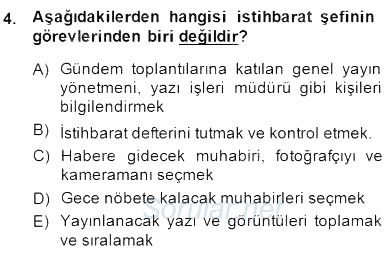 Haber Toplama Teknikleri 2014 - 2015 Dönem Sonu Sınavı 4.Soru