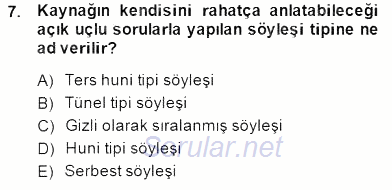 Haber Toplama Teknikleri 2014 - 2015 Dönem Sonu Sınavı 7.Soru