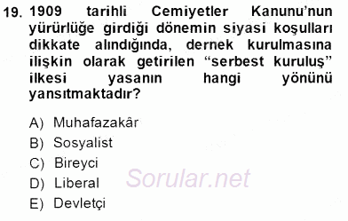 Çalışma İlişkileri Tarihi 2014 - 2015 Ara Sınavı 19.Soru Çalışma İlişkileri Tarihi 2014 - 2015 Ara Sınavı 19.Soru