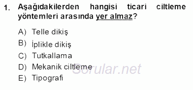 Halkla İlişkiler Uygulama Teknikleri 2013 - 2014 Ara Sınavı 1.Soru