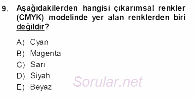 Halkla İlişkiler Uygulama Teknikleri 2013 - 2014 Ara Sınavı 9.Soru