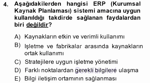 Kriz İletişimi Ve Yönetimi 2013 - 2014 Dönem Sonu Sınavı 4.Soru