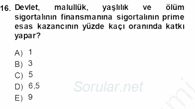 Belge Yönetimi ve Ofis Uygulamaları 2013 - 2014 Ara Sınavı 16.Soru