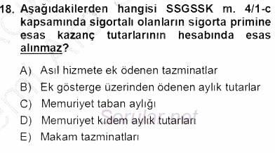 Belge Yönetimi ve Ofis Uygulamaları 2013 - 2014 Ara Sınavı 18.Soru